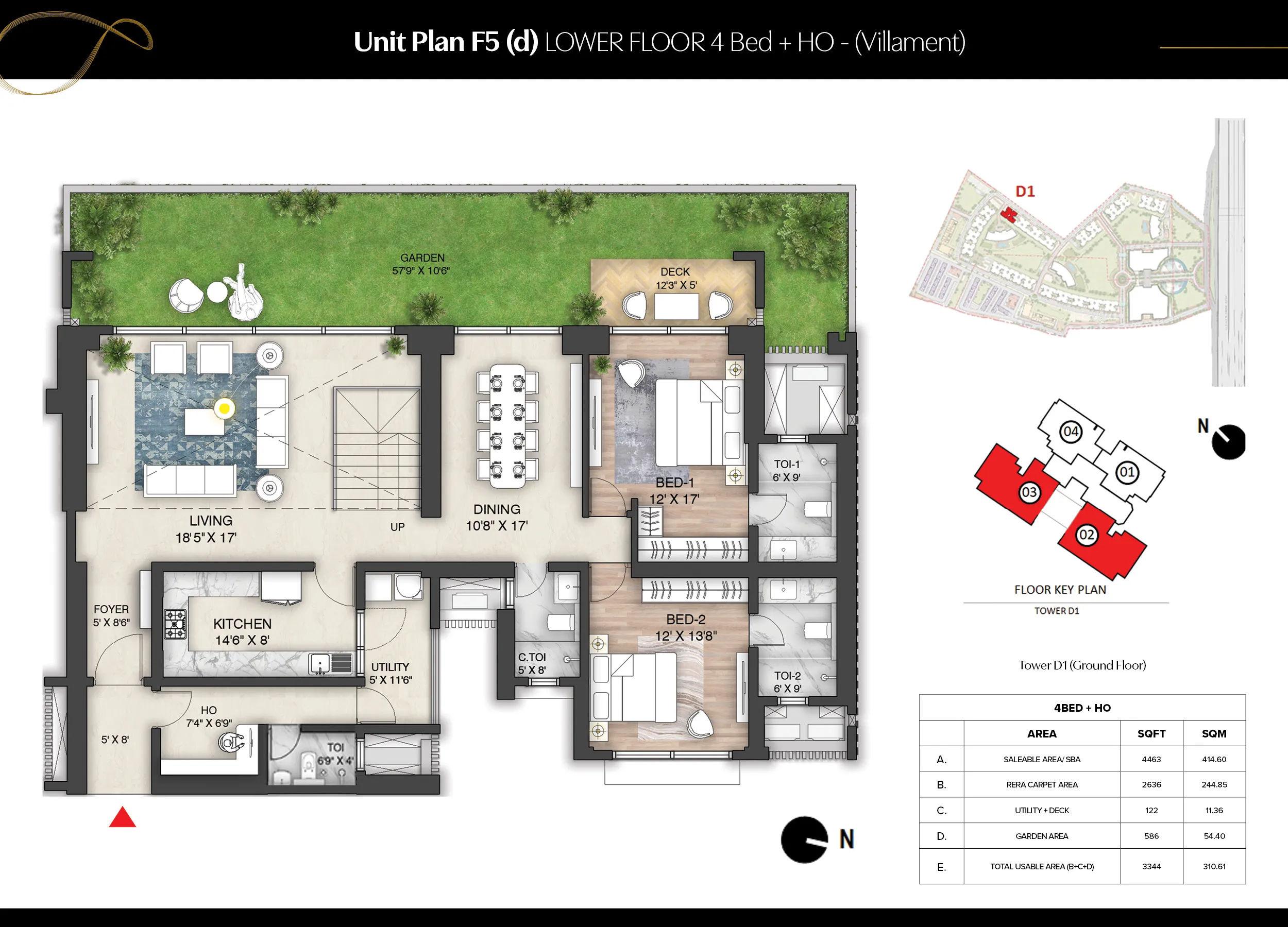 Penthouse & Villas Floor Plan