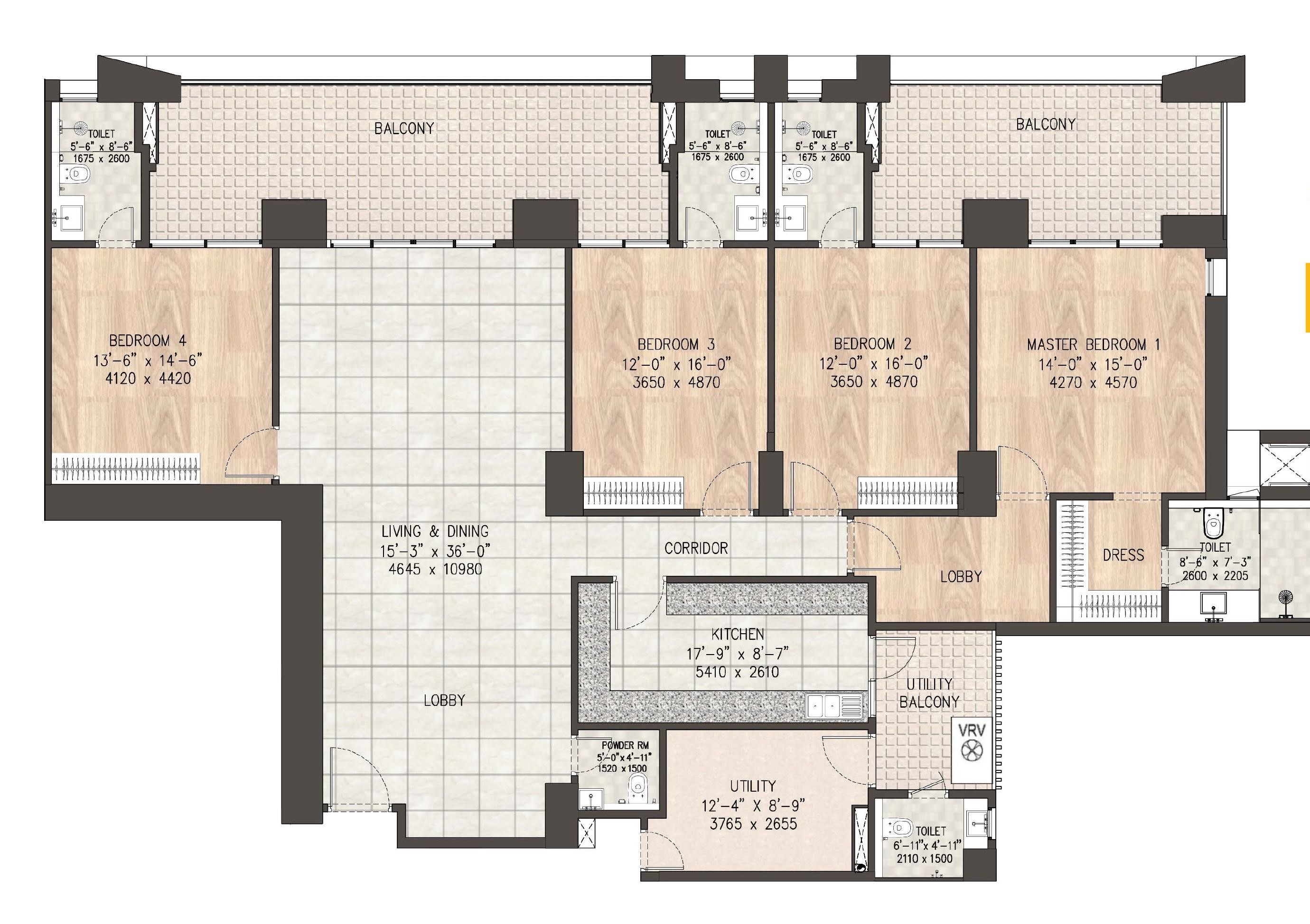 Penthouse Floor Plan
