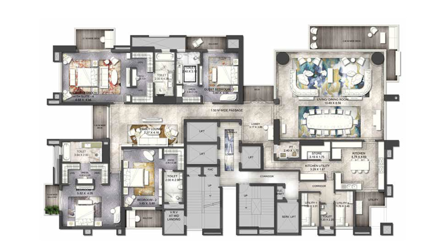 ATS Knightsbridge 4 BHK Ultra-Luxury Sky Villa