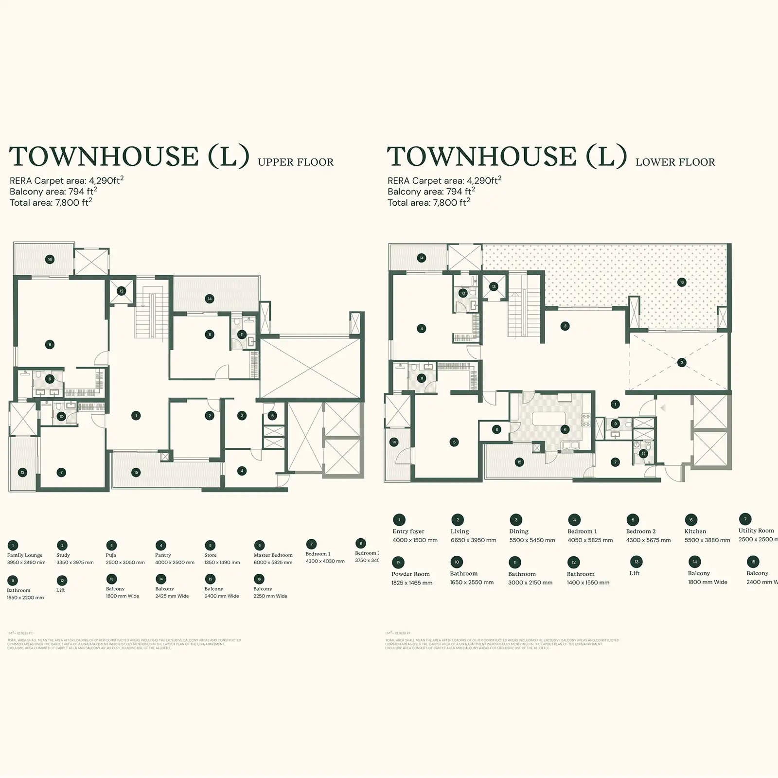 Max Estates 105 Townhouse (L) Floor Plan