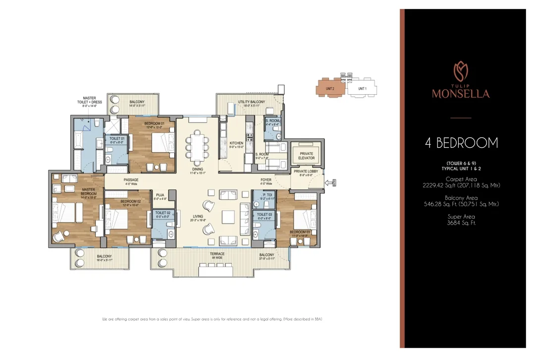 Tulip Monsella 4 BHK