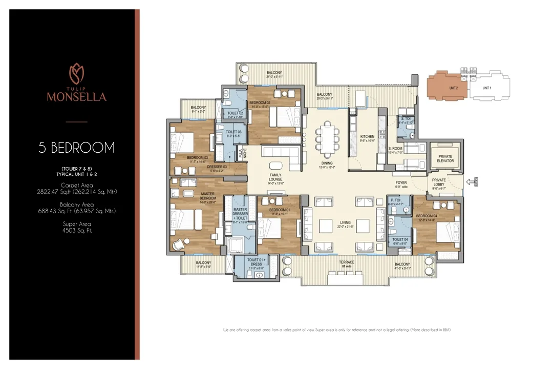 Tulip Monsella 5 BHK