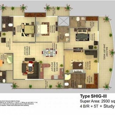 Victory Infra Crossroads 4 BHK 2930 Sq. Ft.