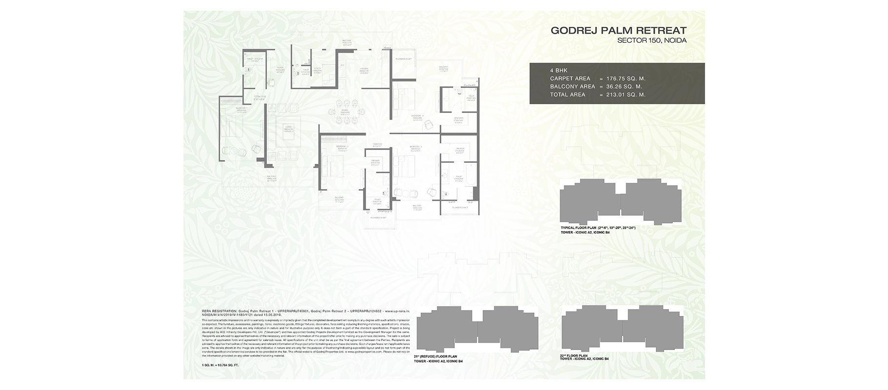 Godrej Palm Retreat 4 BHK