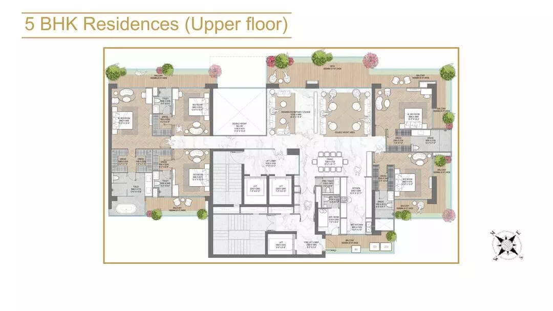 M3M Jacob & Co. 5  BKH Floor Plan