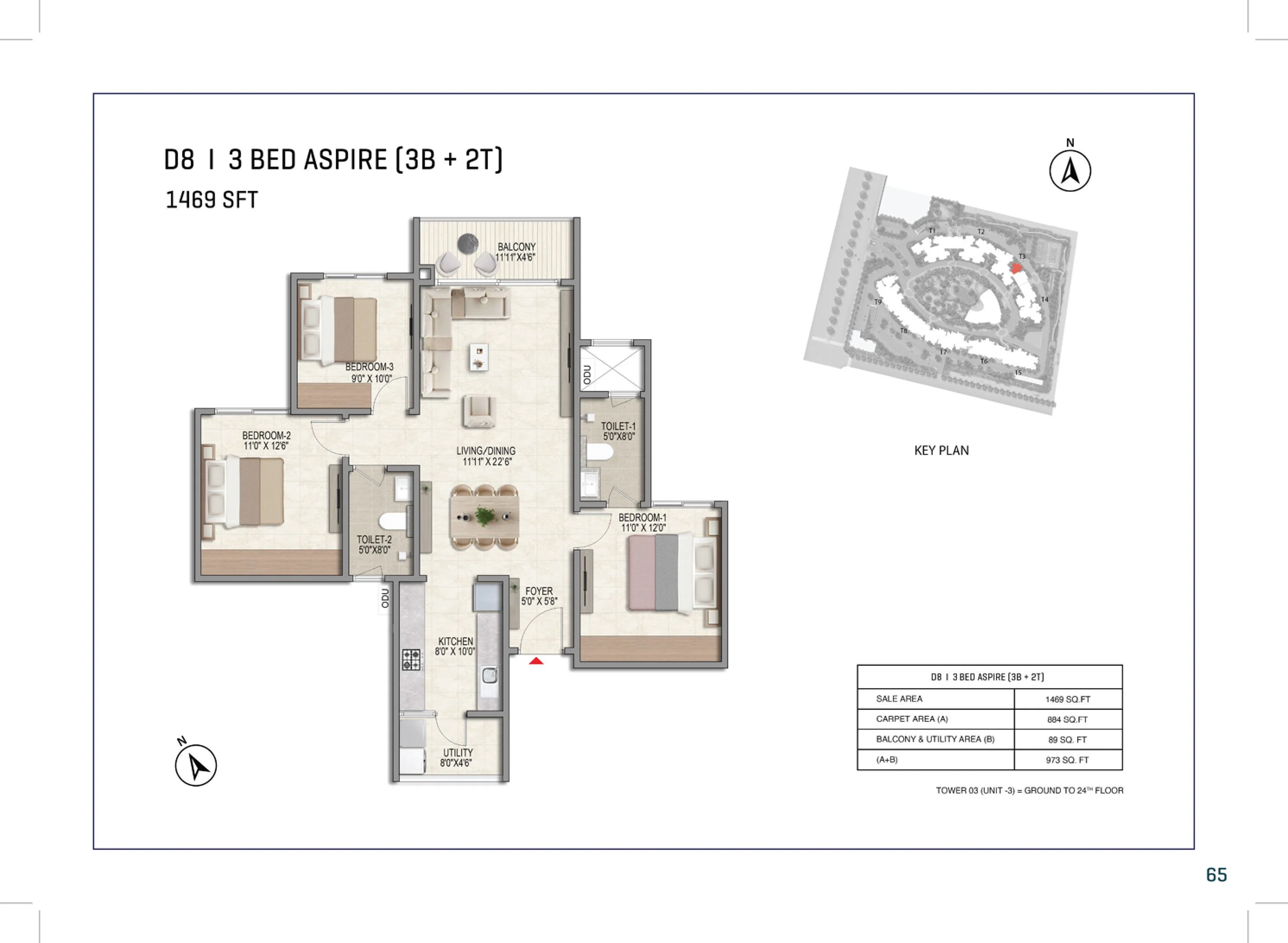 3 BHK Aspire