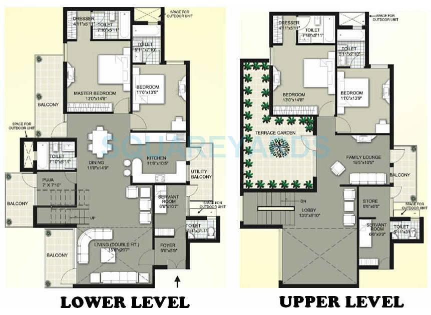 4 bhk Floor Plan
