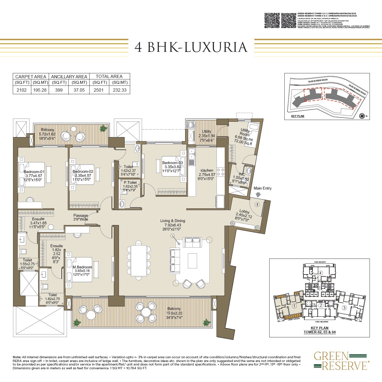 4 bhk Floor Plan
