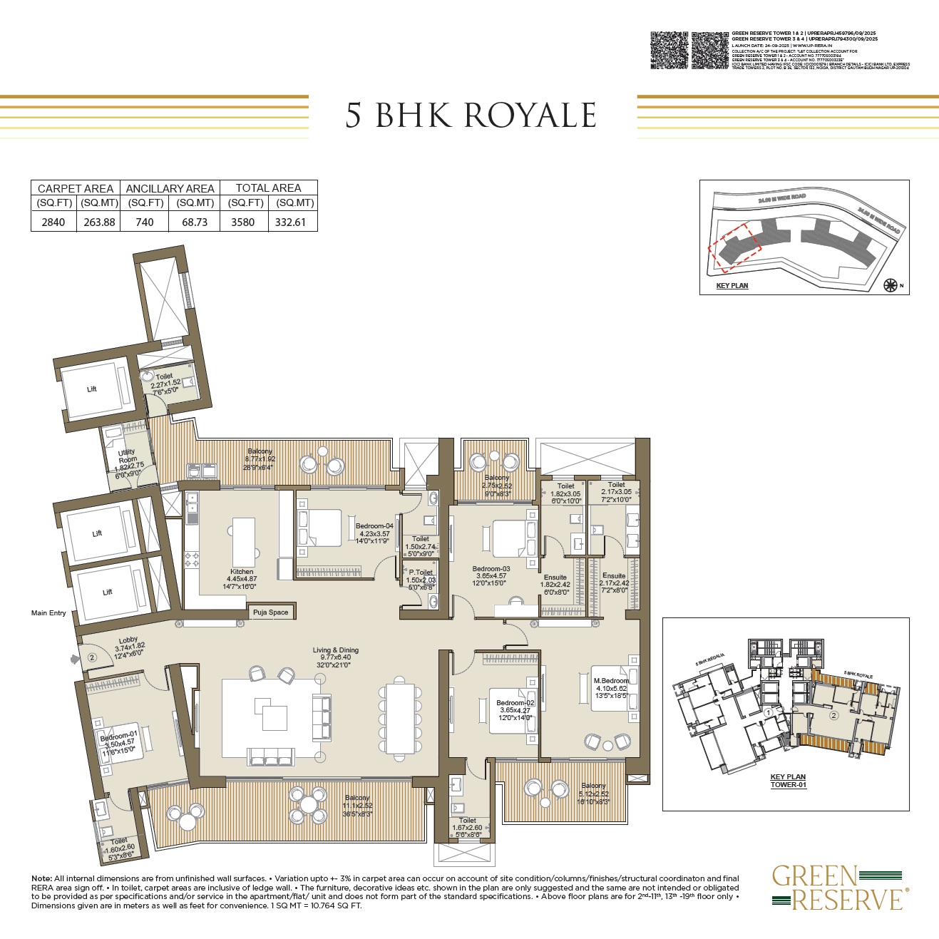 5 bhk Floor Plan
