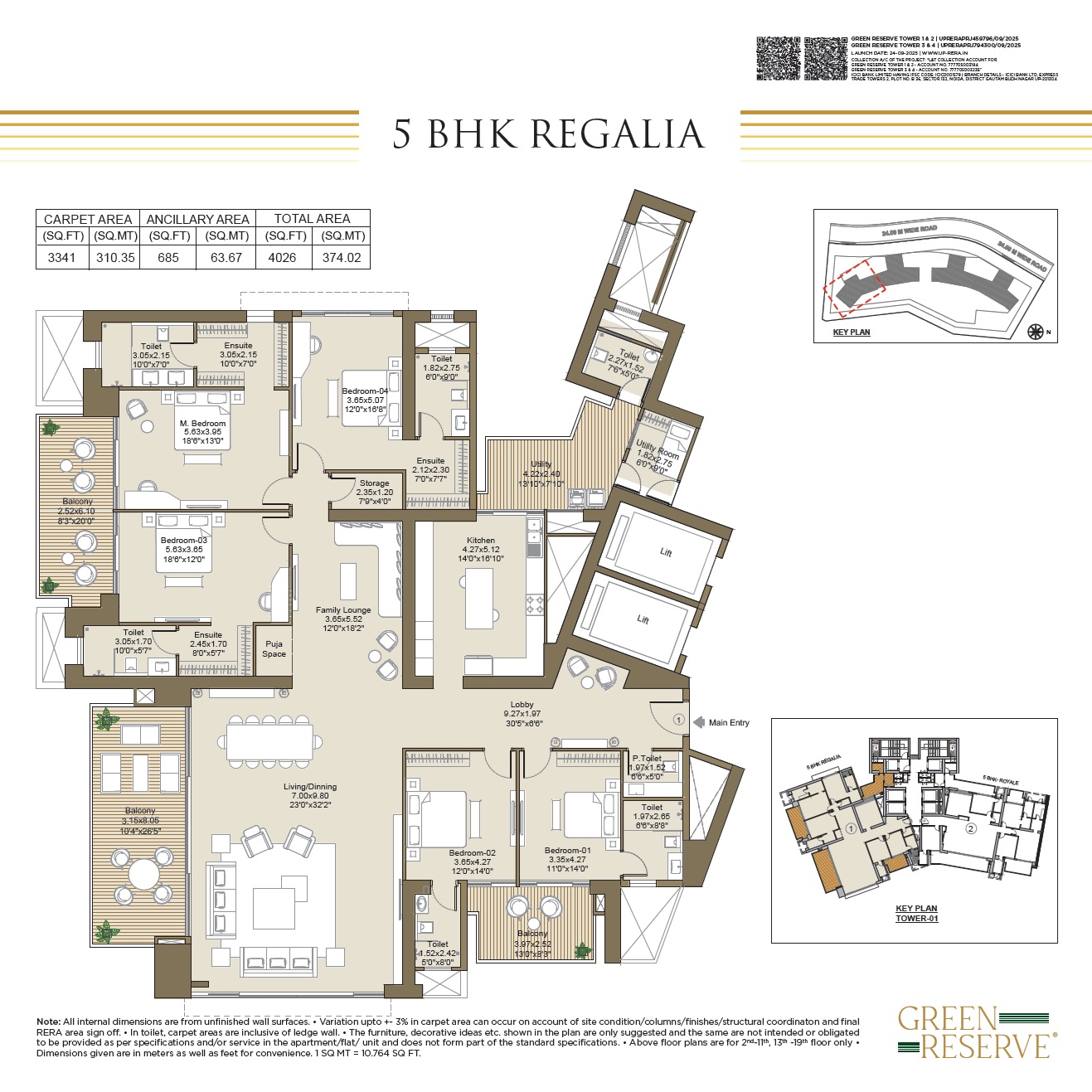5 bhk Floor Plan