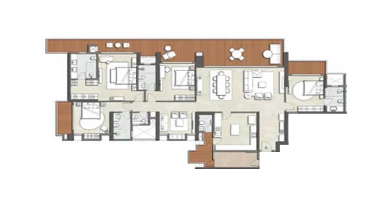 4 bhk Floor Plan