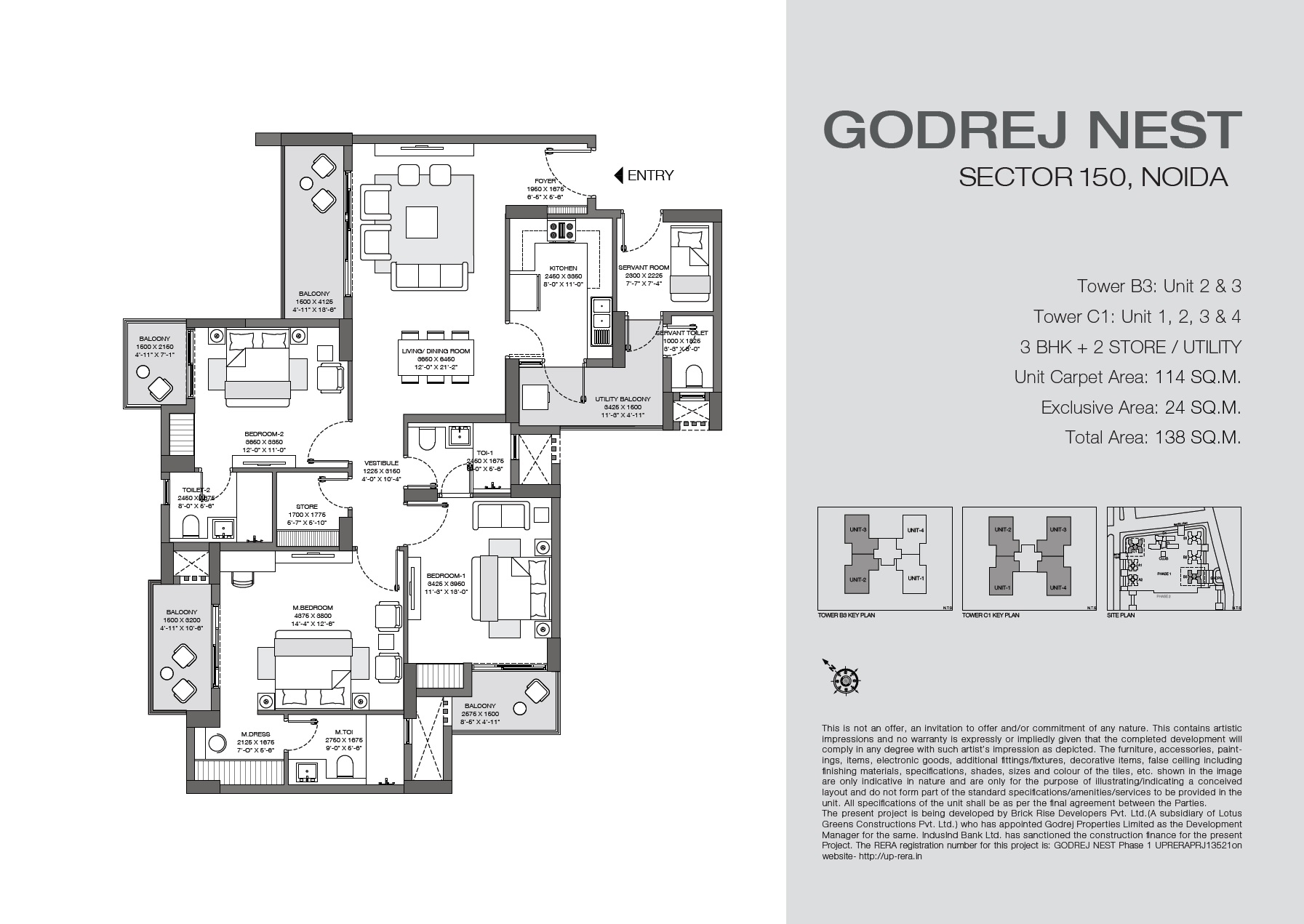 3 bhk Floor Plan