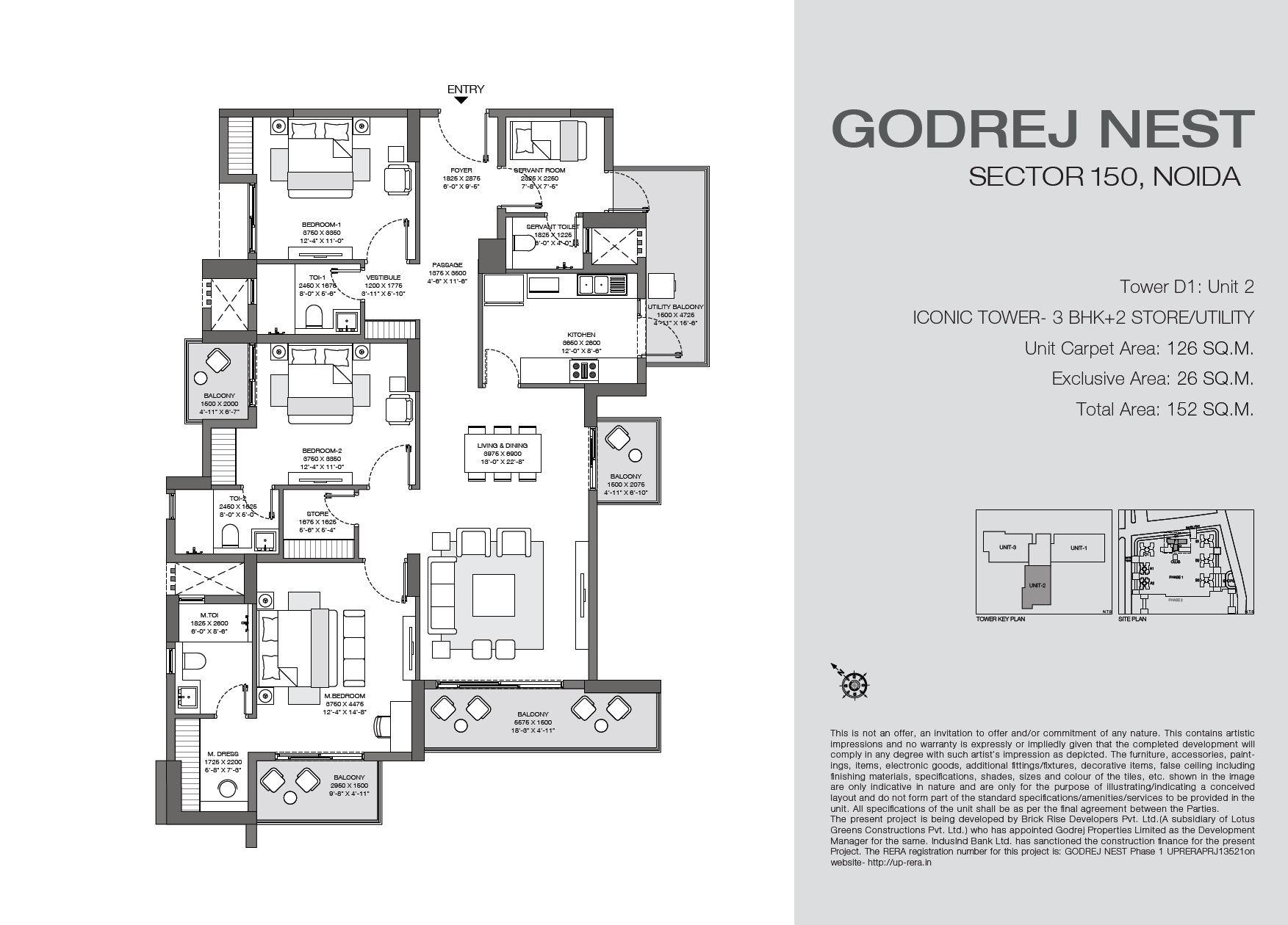 3 bhk Floor Plan