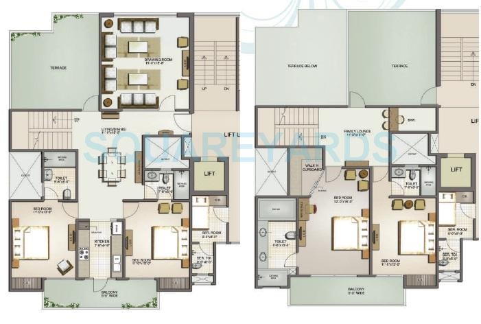 4 bhk Floor Plan