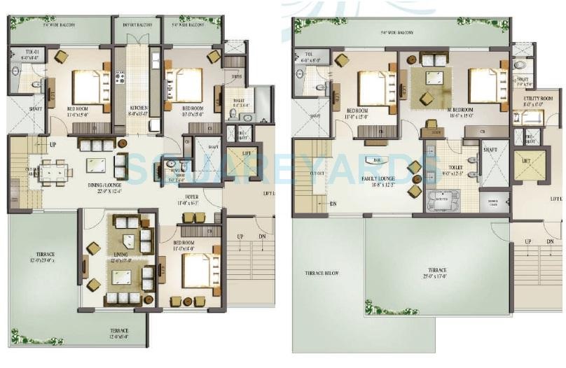 5 bhk Floor Plan