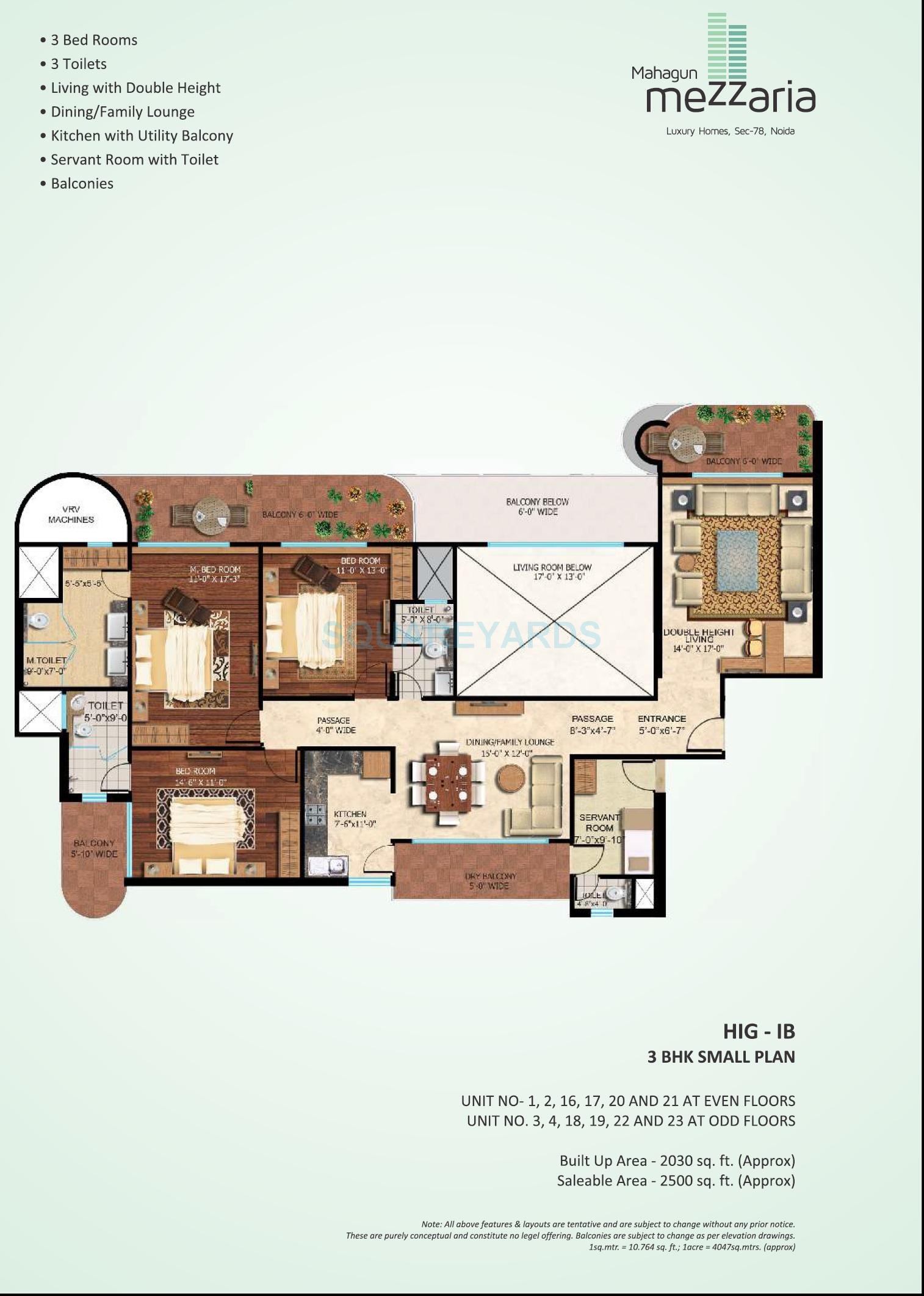 3 bhk Floor Plan