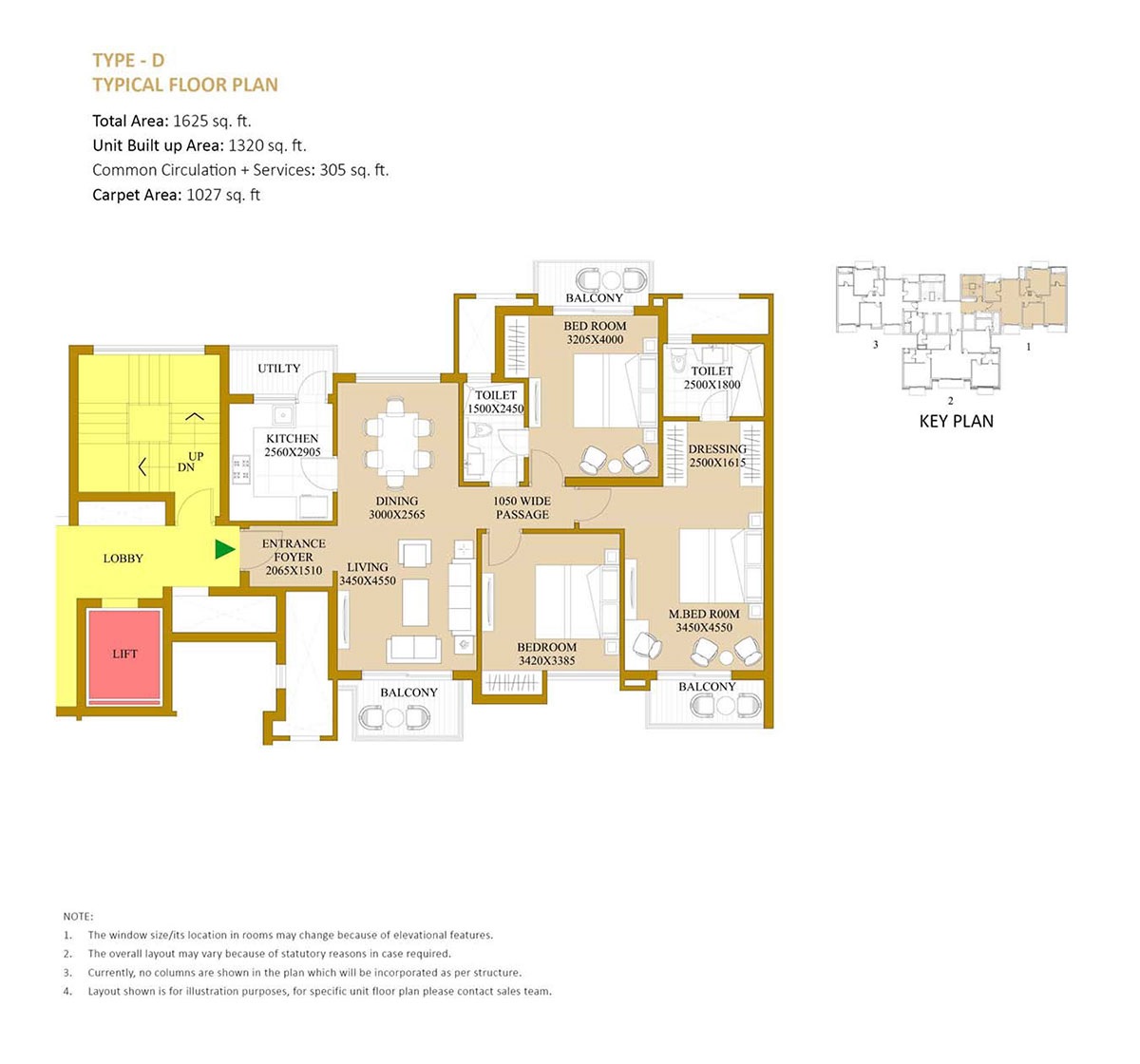 3 bhk Floor Plan