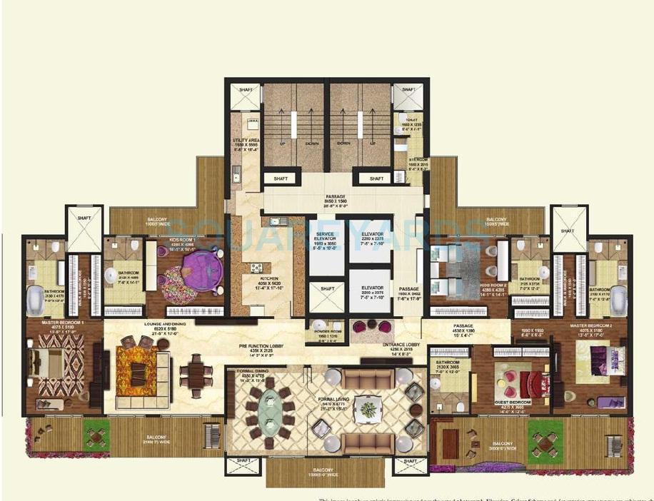 5 bhk Floor Plan