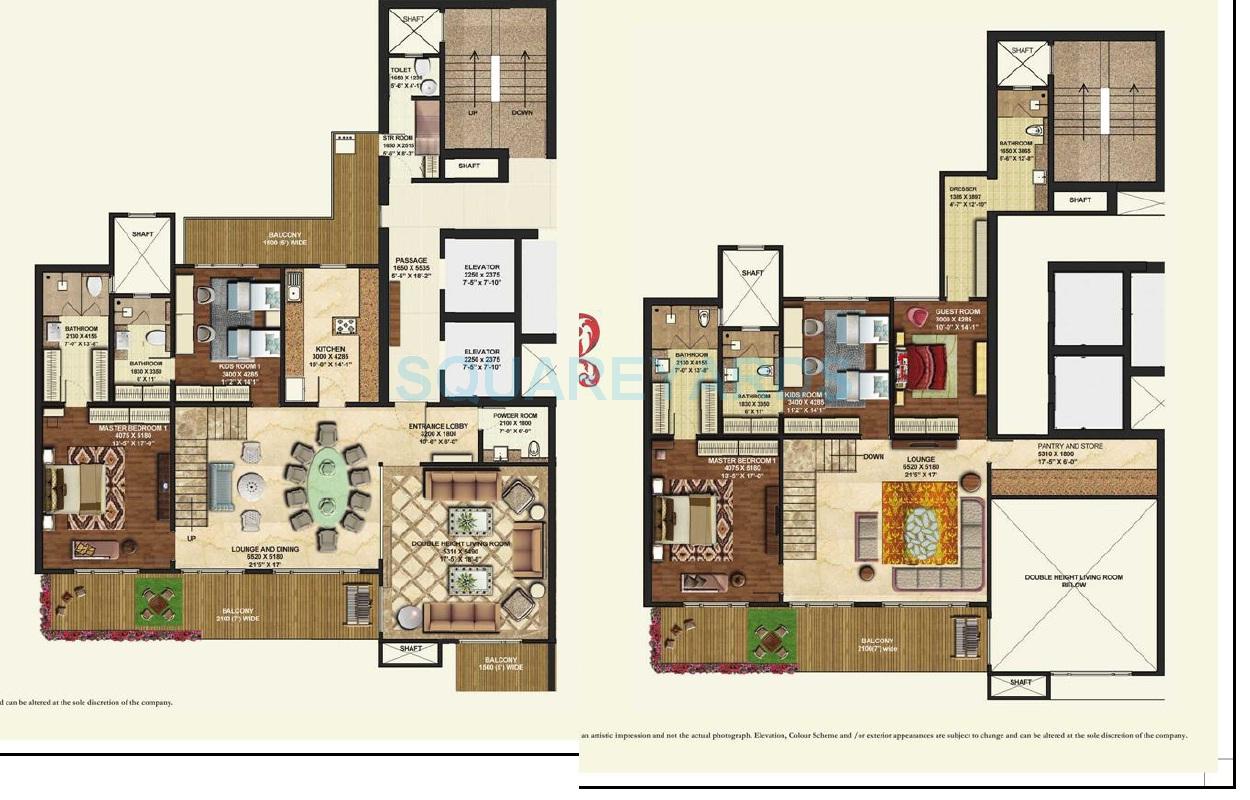 5 bhk Floor Plan