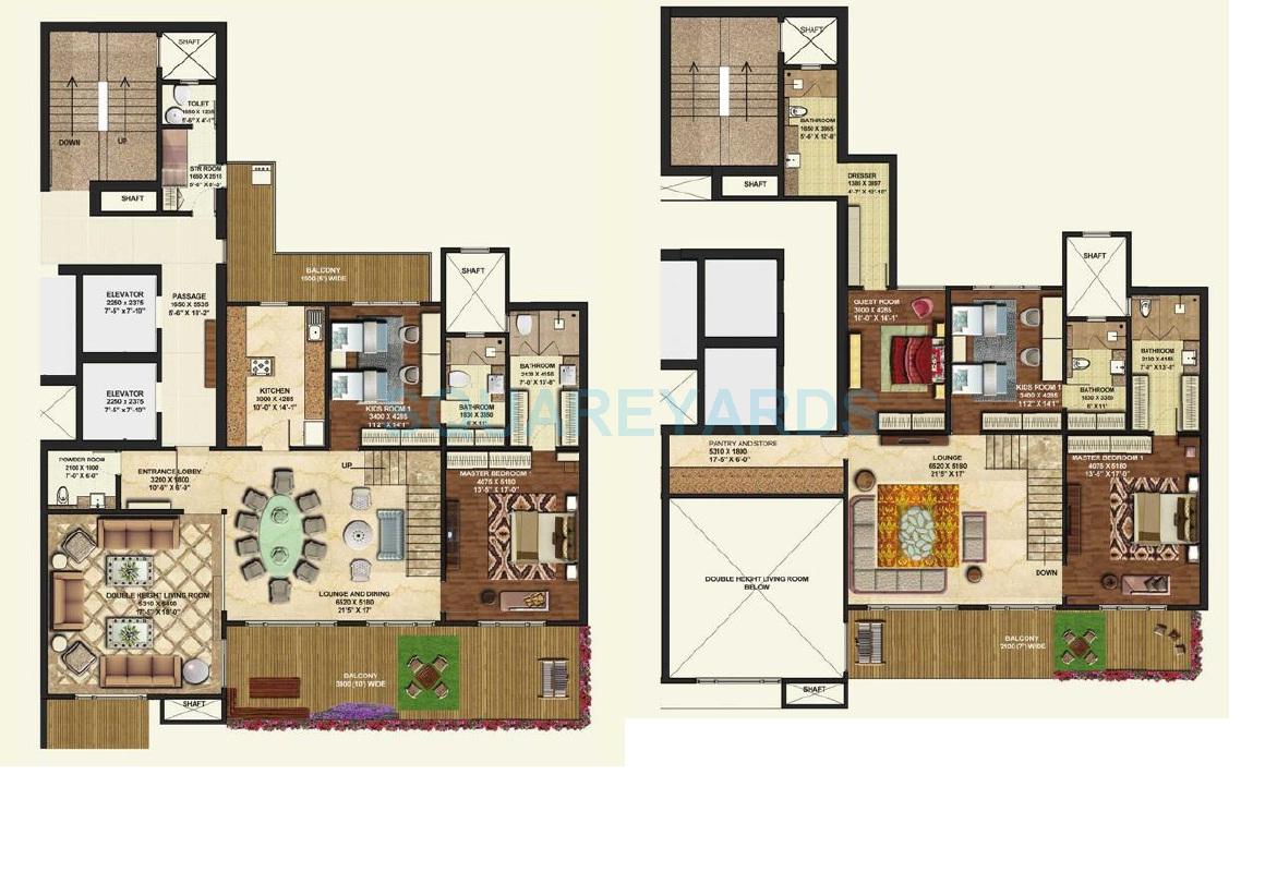 5 bhk Floor Plan