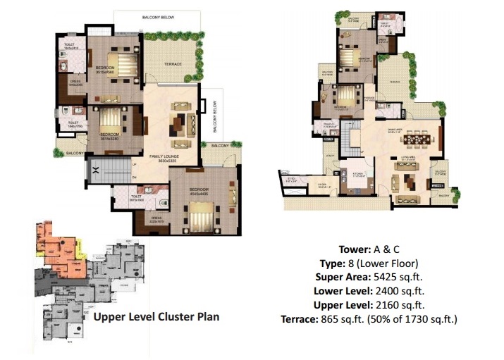 5 bhk Floor Plan