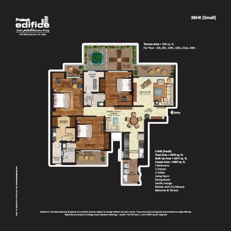3 bhk Floor Plan