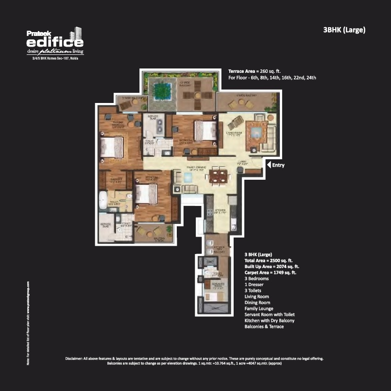 3 bhk Floor Plan