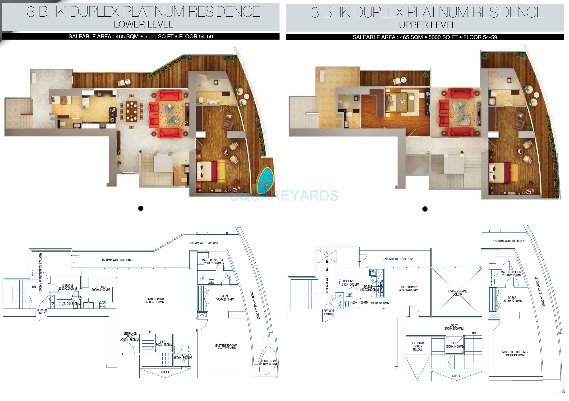 3 bhk Floor Plan