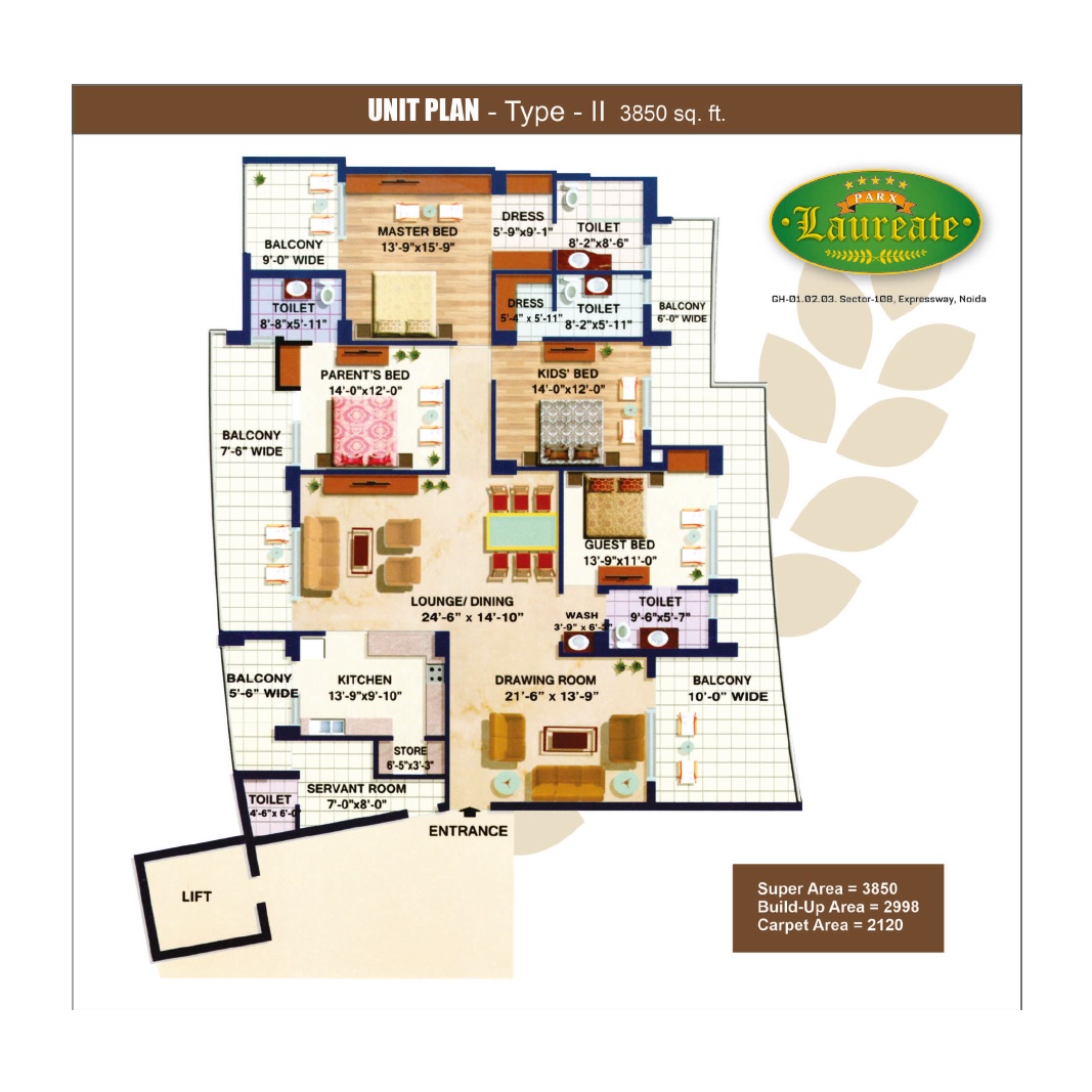 4 bhk Floor Plan