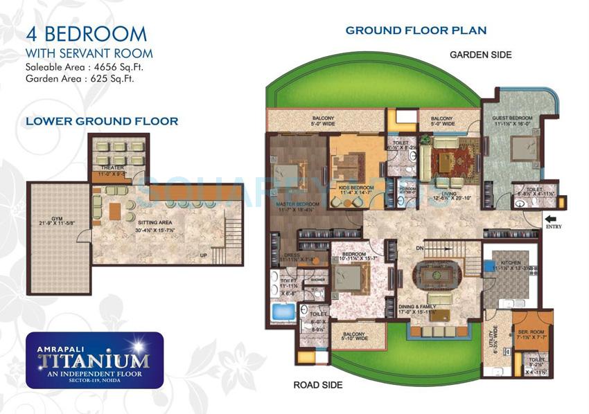 4 bhk Floor Plan