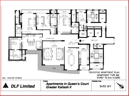 4 bhk Floor Plan