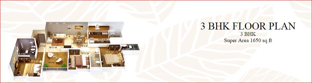 3 bhk Floor Plan
