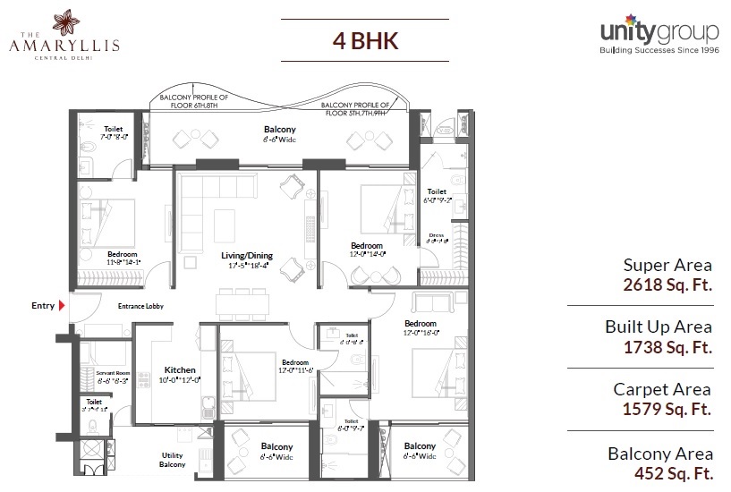 4 bhk Floor Plan