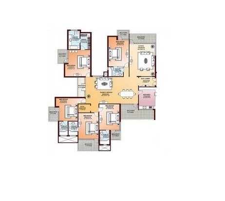 6 bhk Floor Plan