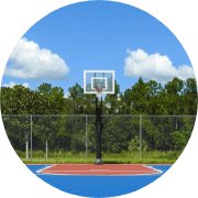 Half Basket Ball Court