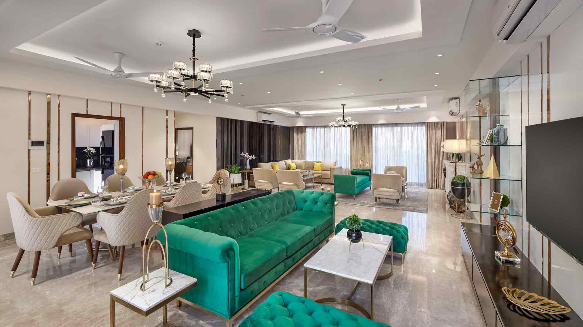 Sample Flat Living  Area