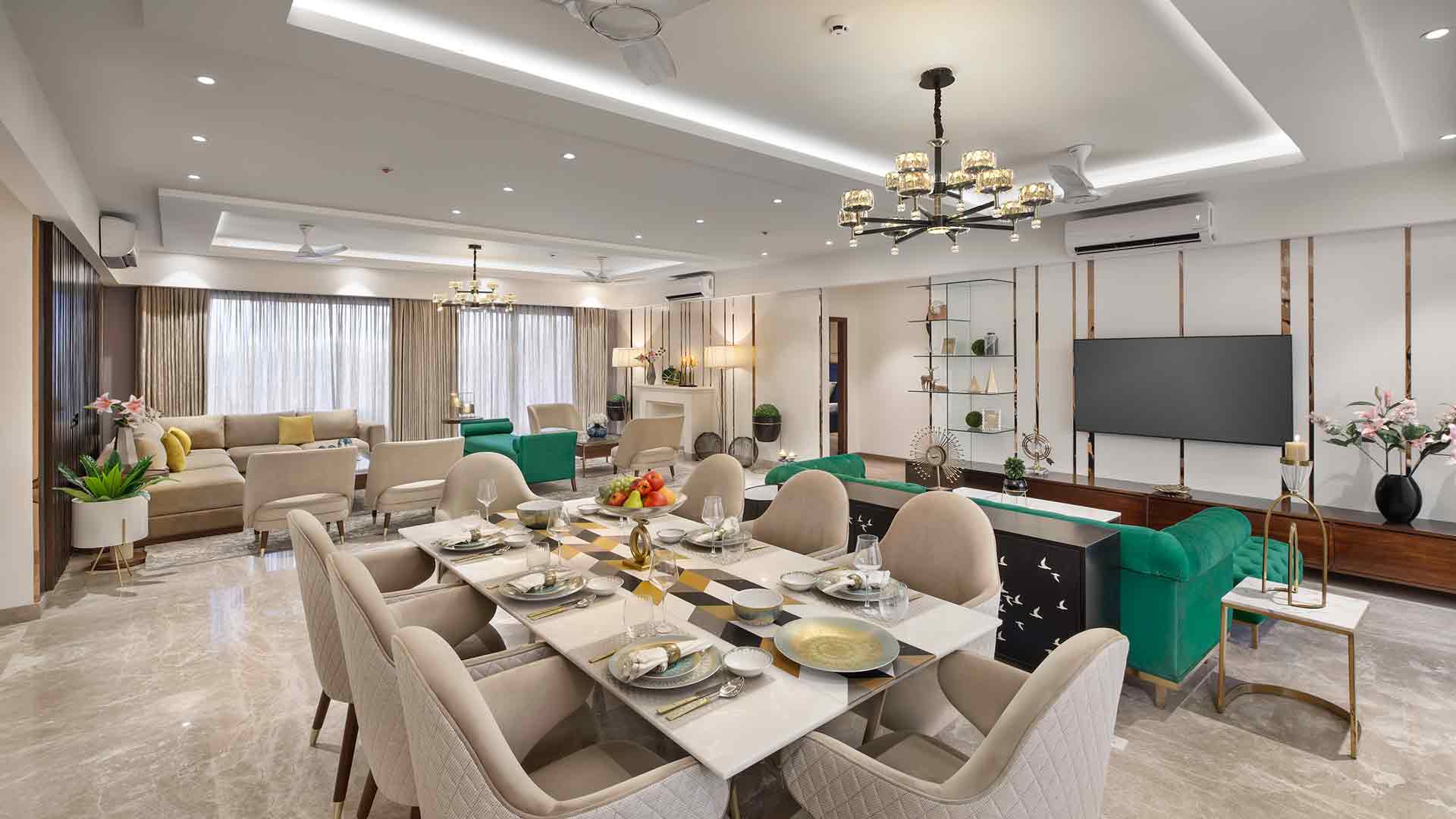 Sample Flat Living  Area
