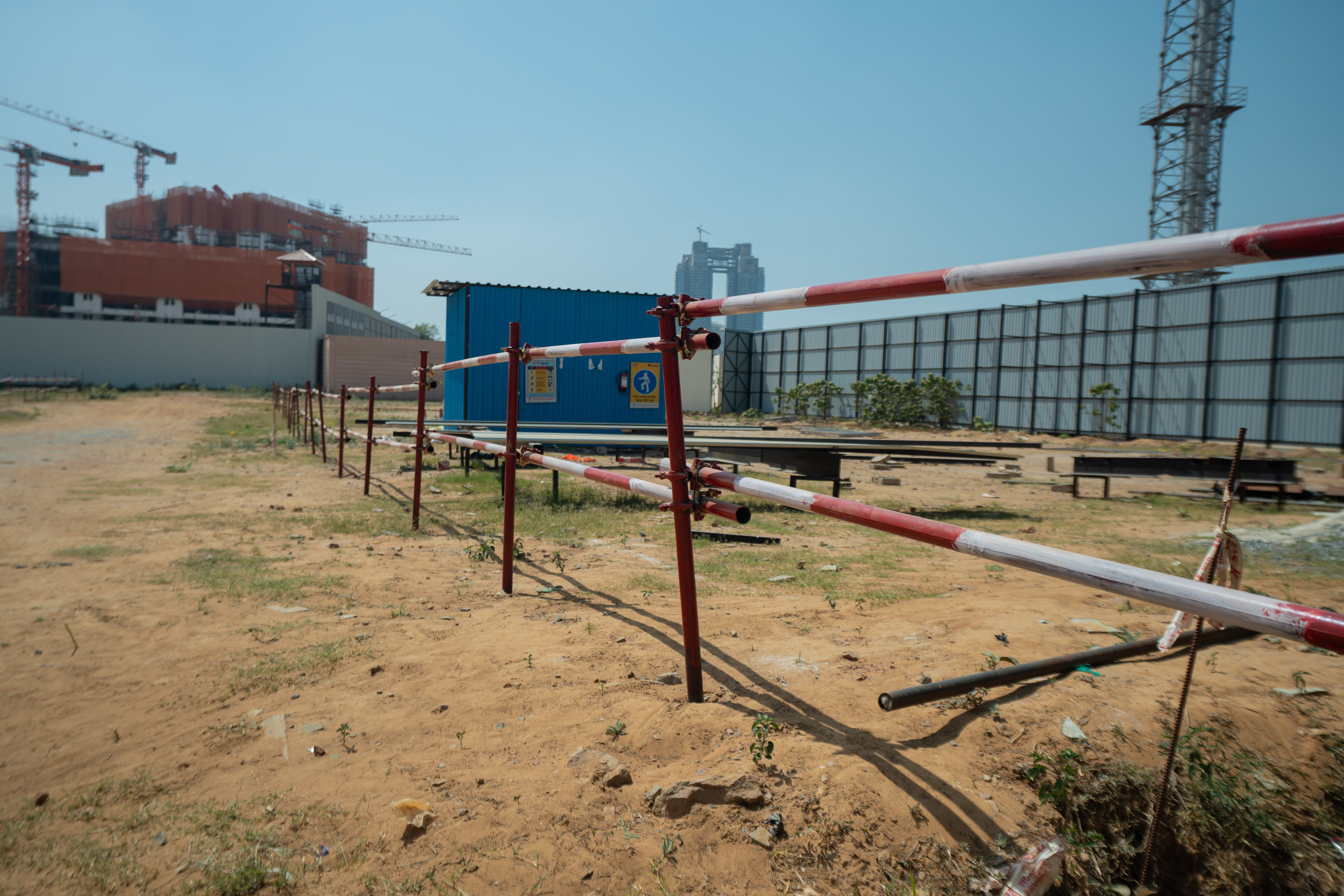 Site barricading completed