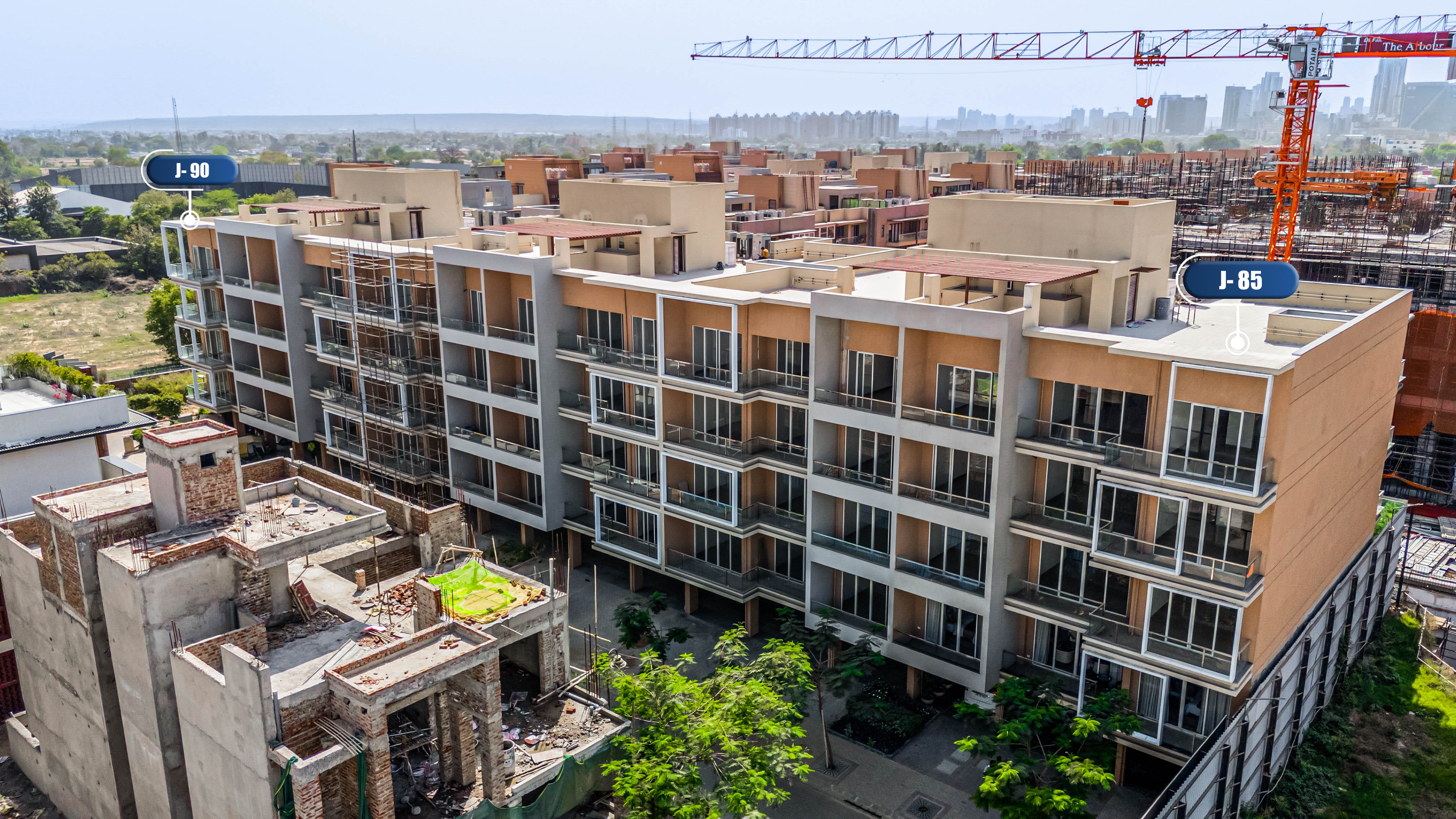 RCC structure  Masonry work completed MEP  finishing work ongoing