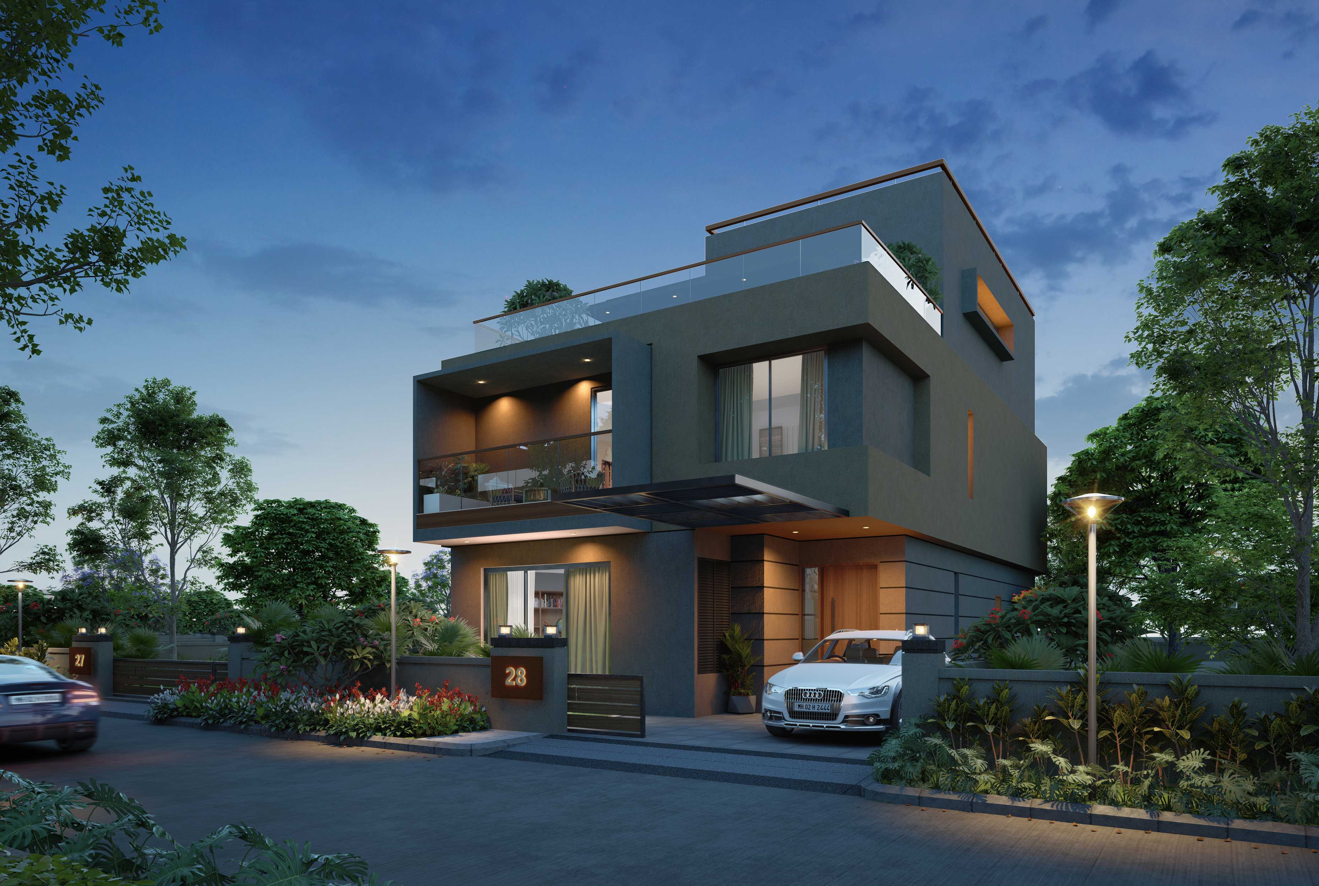North Park Mordern Style Type A 4 BHK Villa