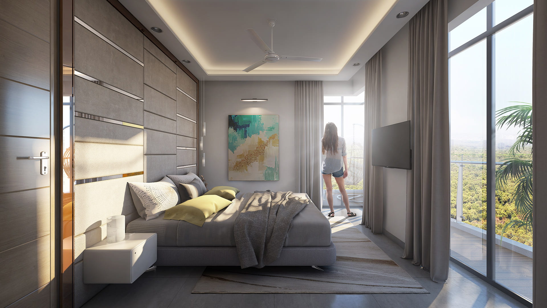 Corner Bedroom