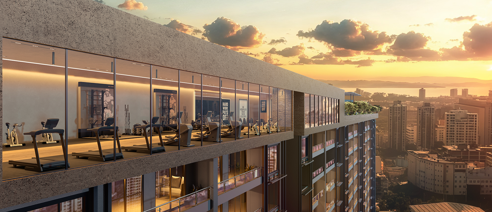Adani Linkbay Residences Elevation Faced View
