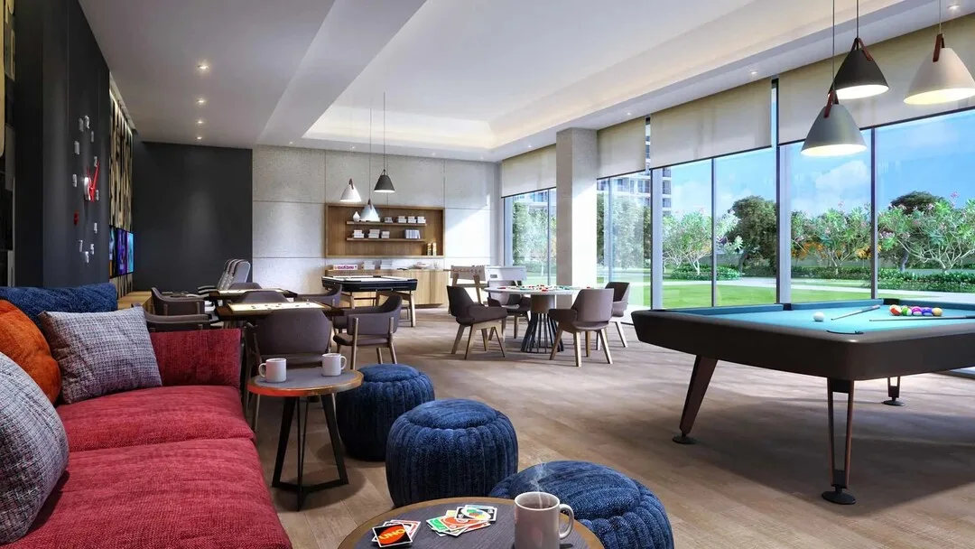 DLF One Midtown Living Room