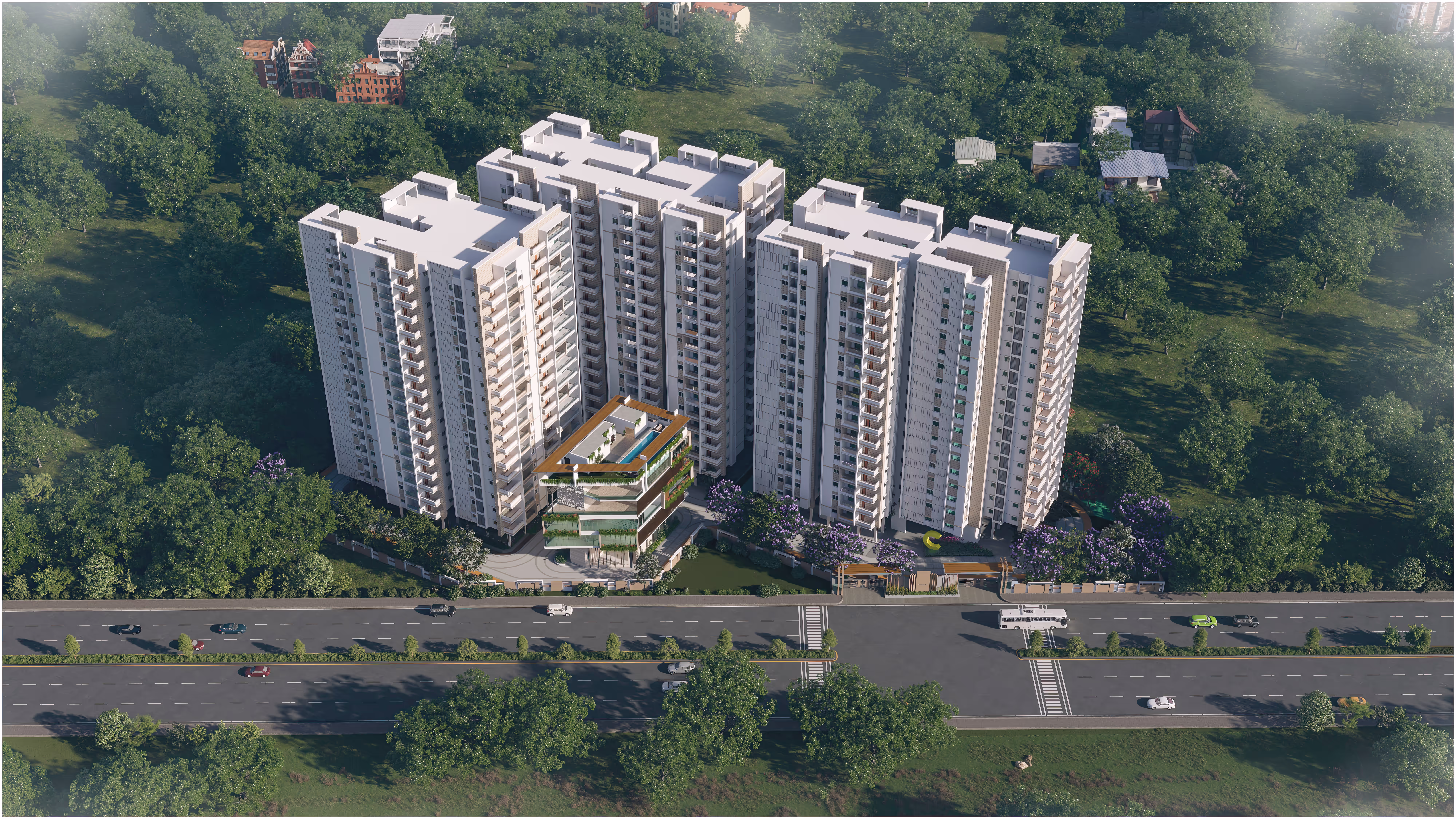 Sarus Swasthi Aerial View