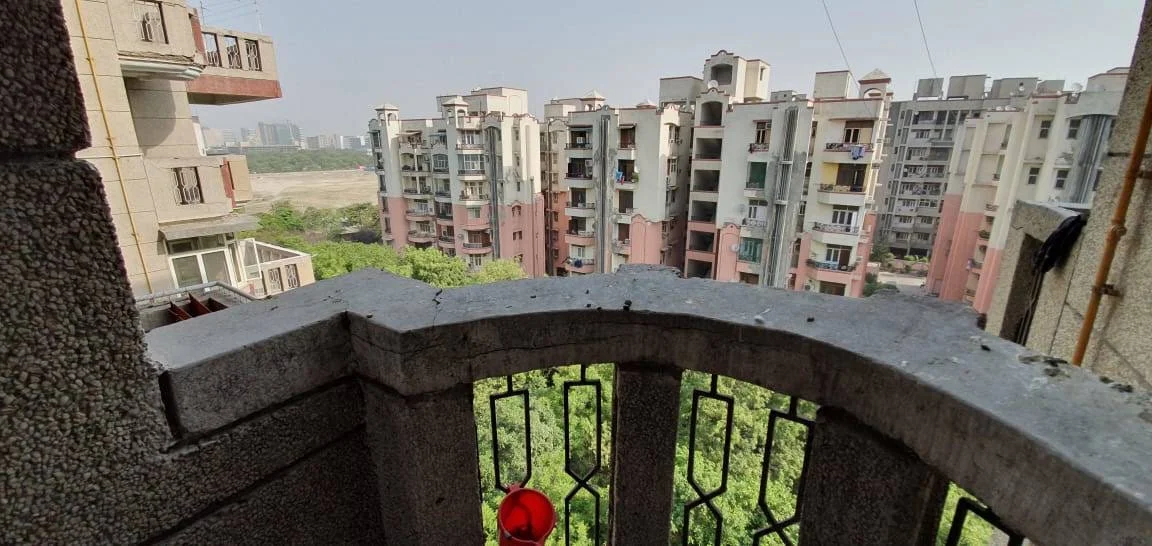 Varun Apartment Noida balcony view