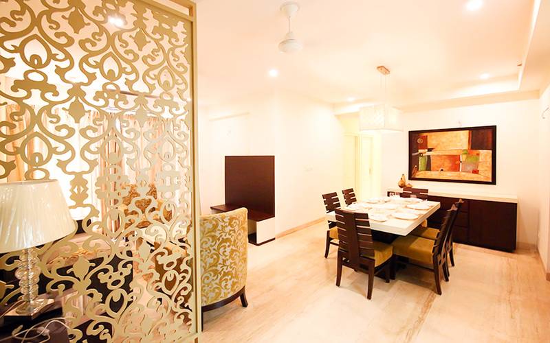Dhoot Time Residency Living Room