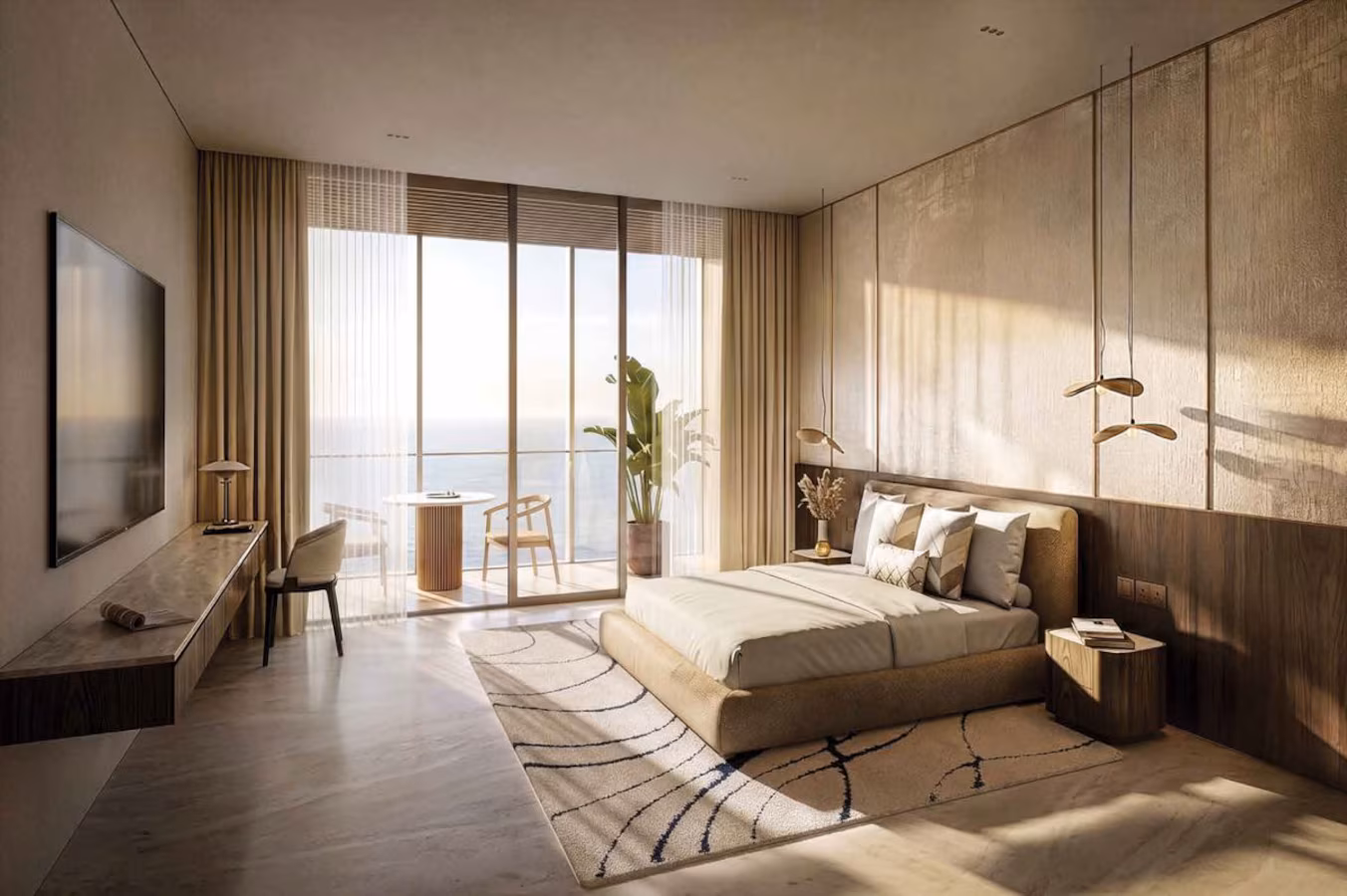 Oberoi Oceanic Bedroom
