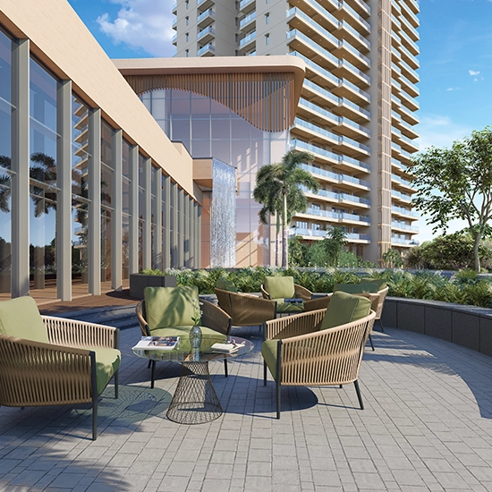 Godrej Riverine Sit Out Area