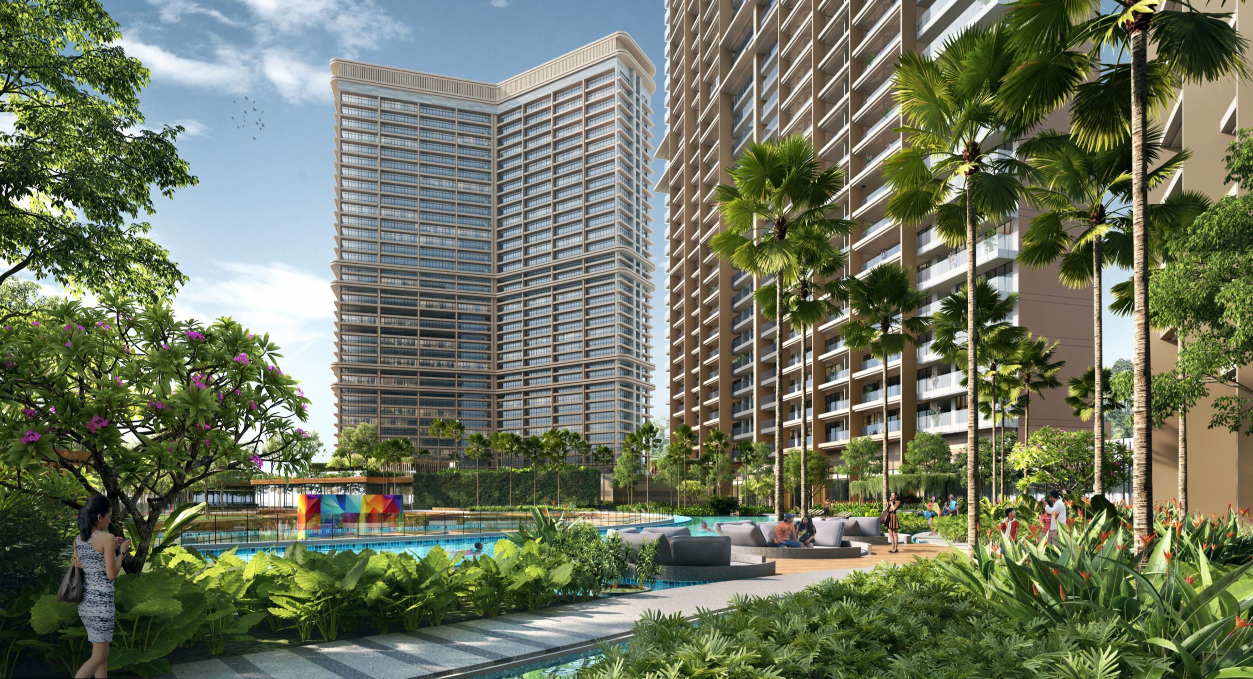 M3M The Cullinan Garden Area