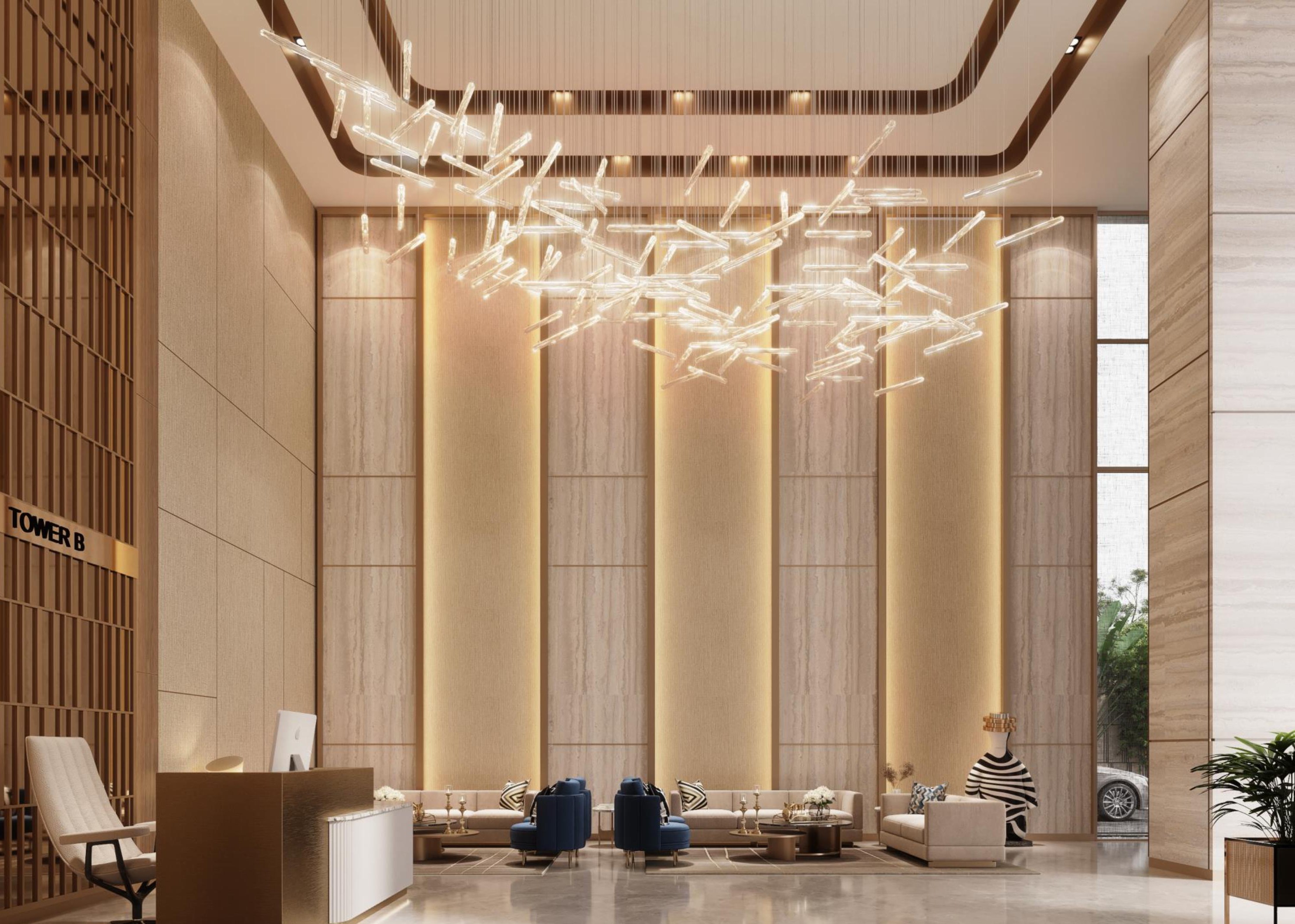 M3M The Cullinan Tower B Reception Area